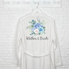 Mother Of The Bride Blue Floral Wedding Dressing Gown - Lovetree Design