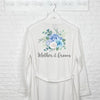 Mother Of The Groom Blue Floral Wedding Dressing Gown - Lovetree Design