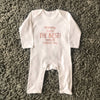 Mummy You're The Best! Mothers Day Rose Gold Babygrow - Lovetree Design
