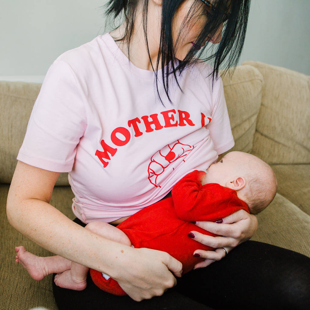 Mother Up! Feminist And Mother's Slogan T Shirt - Lovetree Design