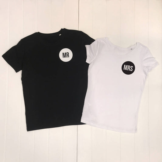 Mr And Mrs Matching T Shirt Set - Lovetree Design