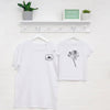 Mum And Child Personalised Birth Flower T Shirt Set - Lovetree Design