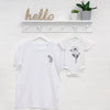 Mum And Child Personalised Birth Flower T Shirt Set - Lovetree Design