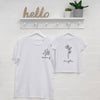 Mummy/Daughter Personalised Birth Flower T Shirt Set - Lovetree Design