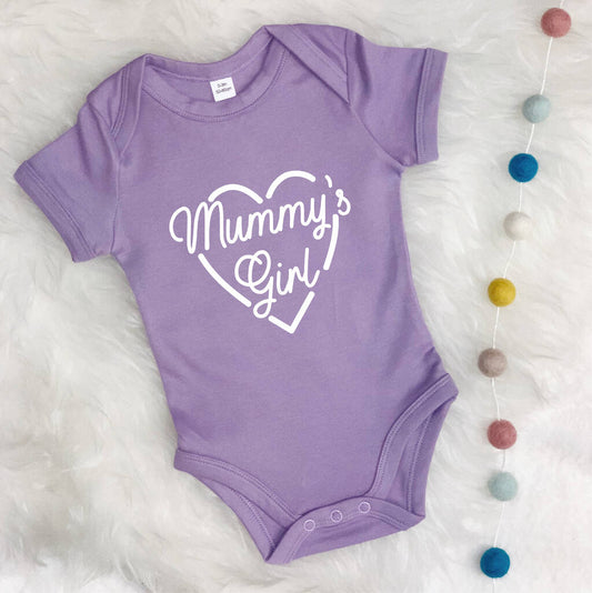 Mummy's Girl Babygrow With Heart - Lovetree Design