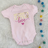 Mummy's Little Love Valentines Babygrow - Lovetree Design