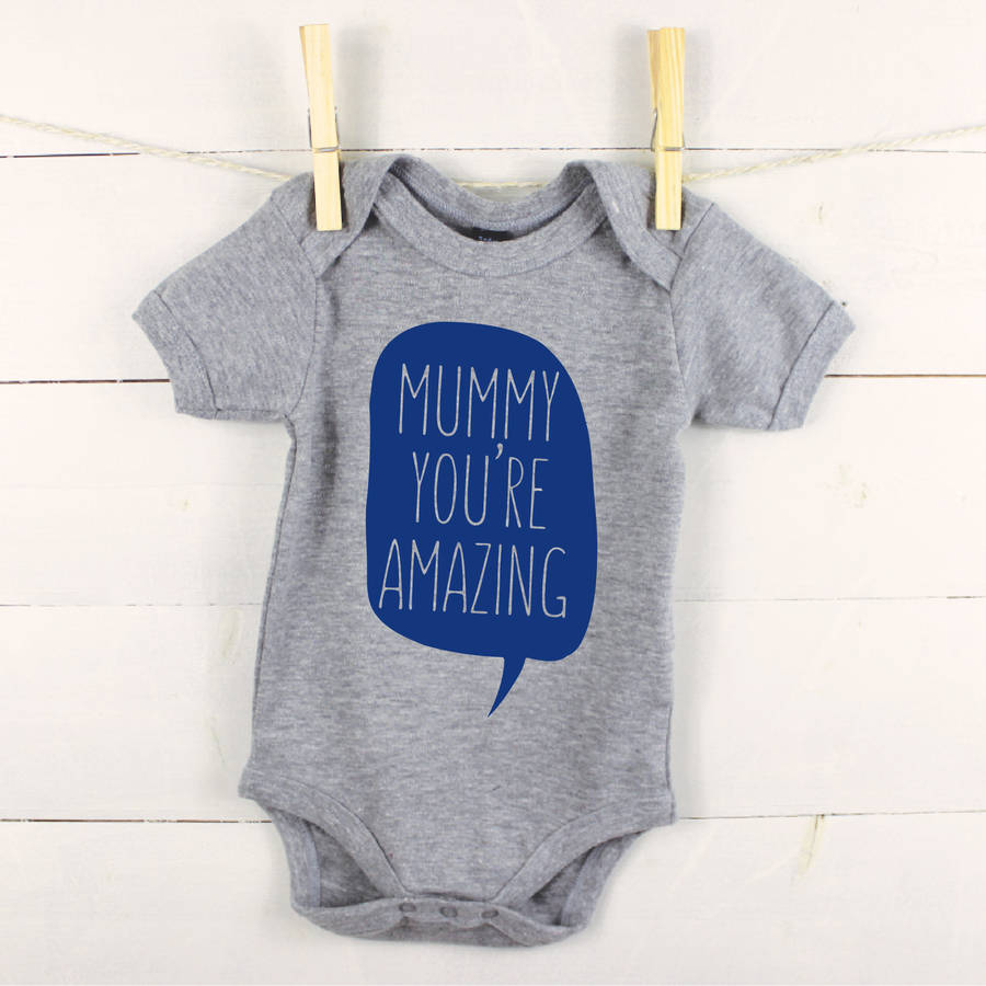 'Mummy You're Amazing' Babygrow - Lovetree Design