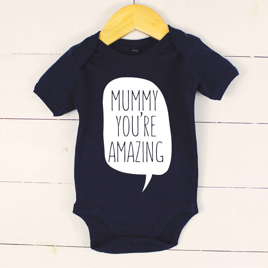 'Mummy You're Amazing' Babygrow - Lovetree Design