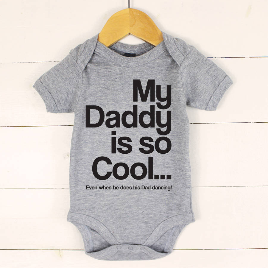 Happy Birthday Daddy Baby Boy Outfit - Funny Newborn Bodysuit For Dad's Birthday Gift