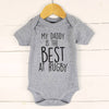 'My Daddy Is The Best…' Personalised Babygrow - Lovetree Design