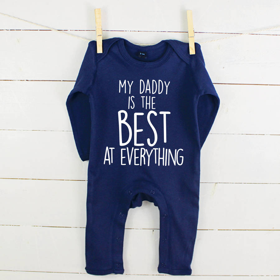 'My Daddy Is The Best…'Personalised Rompersuit - Lovetree Design