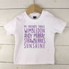 'My Favourite Things' Personalised Baby T Shirt - Lovetree Design