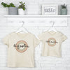 Pastel Circle Brother Sister Matching T Shirt Set - Lovetree Design