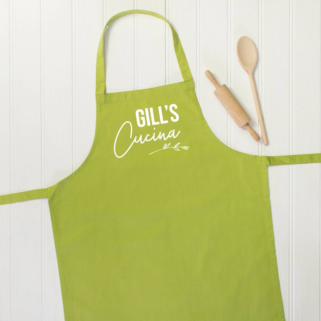 Personalised Apron Italian Cucina - Lovetree Design