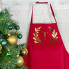 Personalised Festive Red Christmas Apron - Lovetree Design