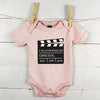 Personalised Film Baby Announcement Babygrow - Lovetree Design