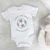 Personalised Football Daddy And Baby Babygrow - Lovetree Design