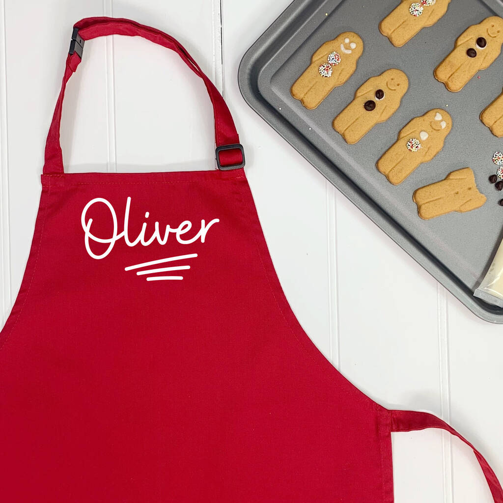 Personalised Kids Apron Ballpoint - Lovetree Design