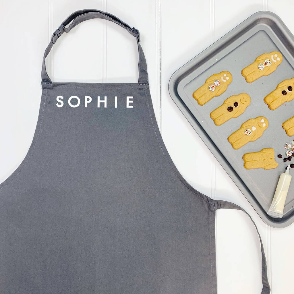 Personalised Kids Apron With Name - Lovetree Design