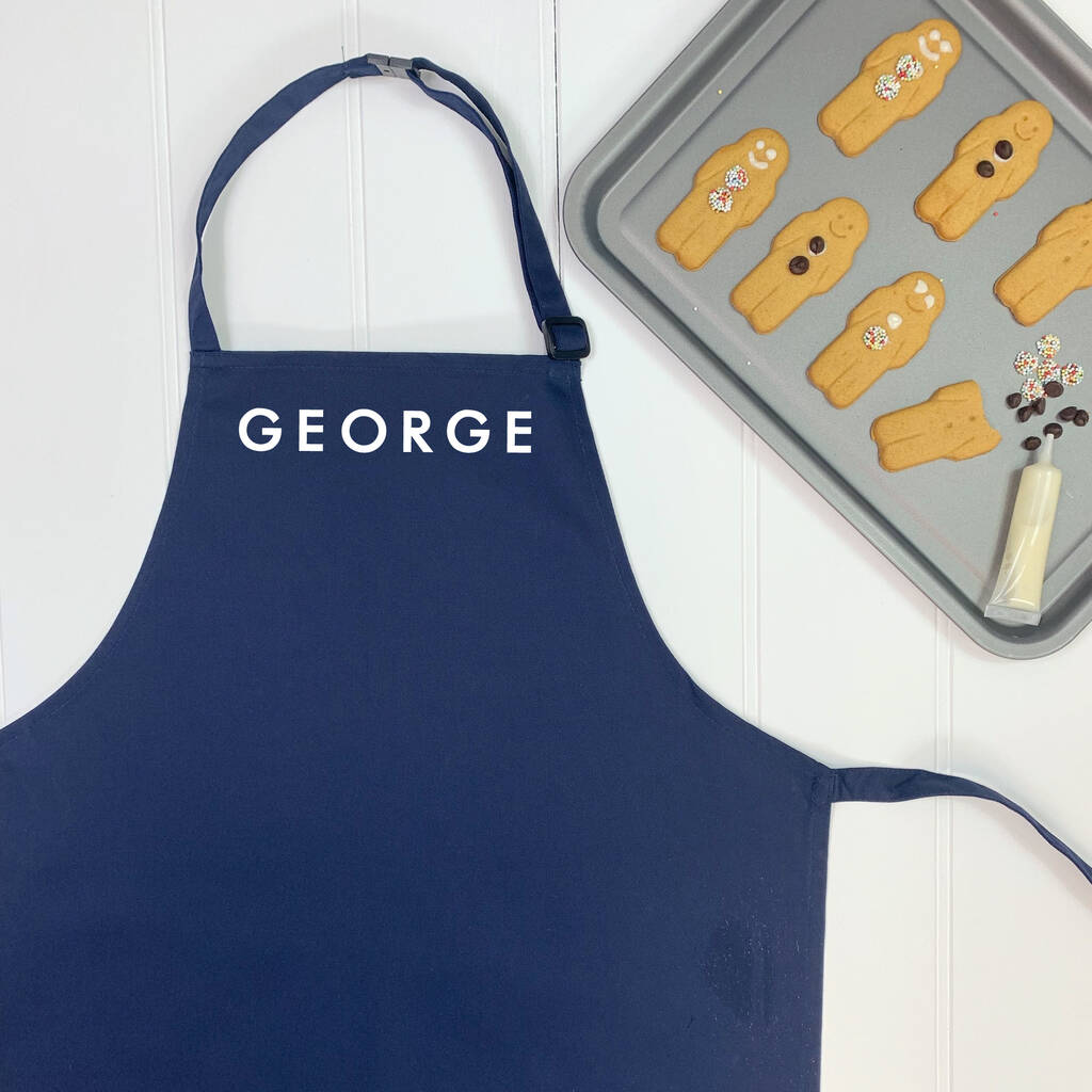 Personalised Kids Apron With Name - Lovetree Design