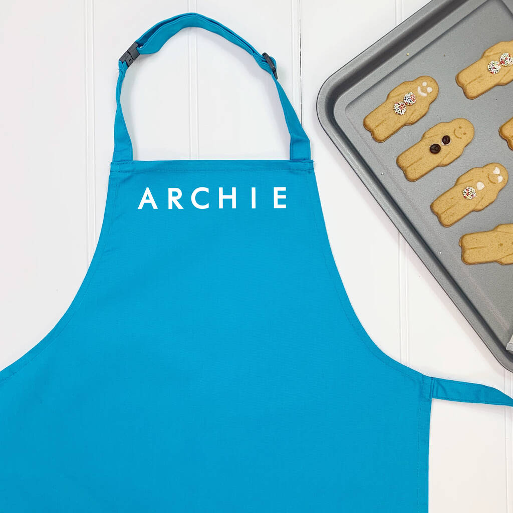 Personalised Kids Apron With Name - Lovetree Design