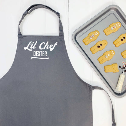 Personalised Kids Little Chef Apron Retro Style - Lovetree Design