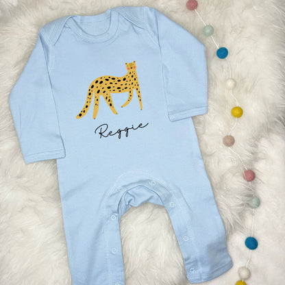 Personalised Leopard Rompersuit - Lovetree Design