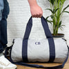 Personalised Mens Weekend Bag. Holdall With Initials - Lovetree Design