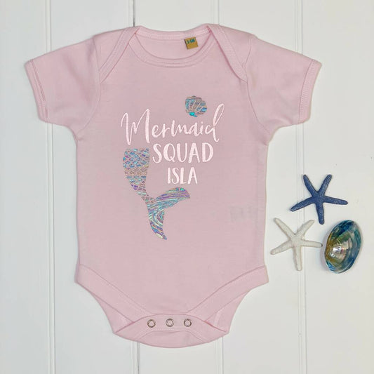 Personalised Mermaid Babygrow - Lovetree Design