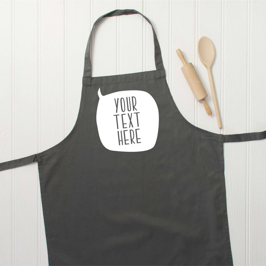 Personalised Speech Bubble Apron - Lovetree Design