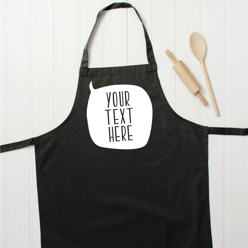 Personalised Speech Bubble Apron - Lovetree Design