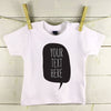 Personalised Speech Bubble Baby T Shirt - Lovetree Design