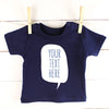 Personalised Speech Bubble Baby T Shirt - Lovetree Design
