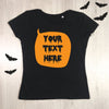 Personalised Halloween Speech Bubble Adult T'Shirt - Lovetree Design