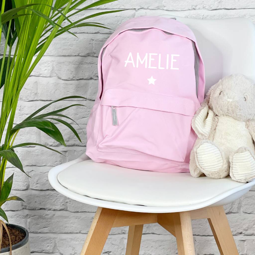 Personalised Star Or Heart Kids Rucksack - Lovetree Design
