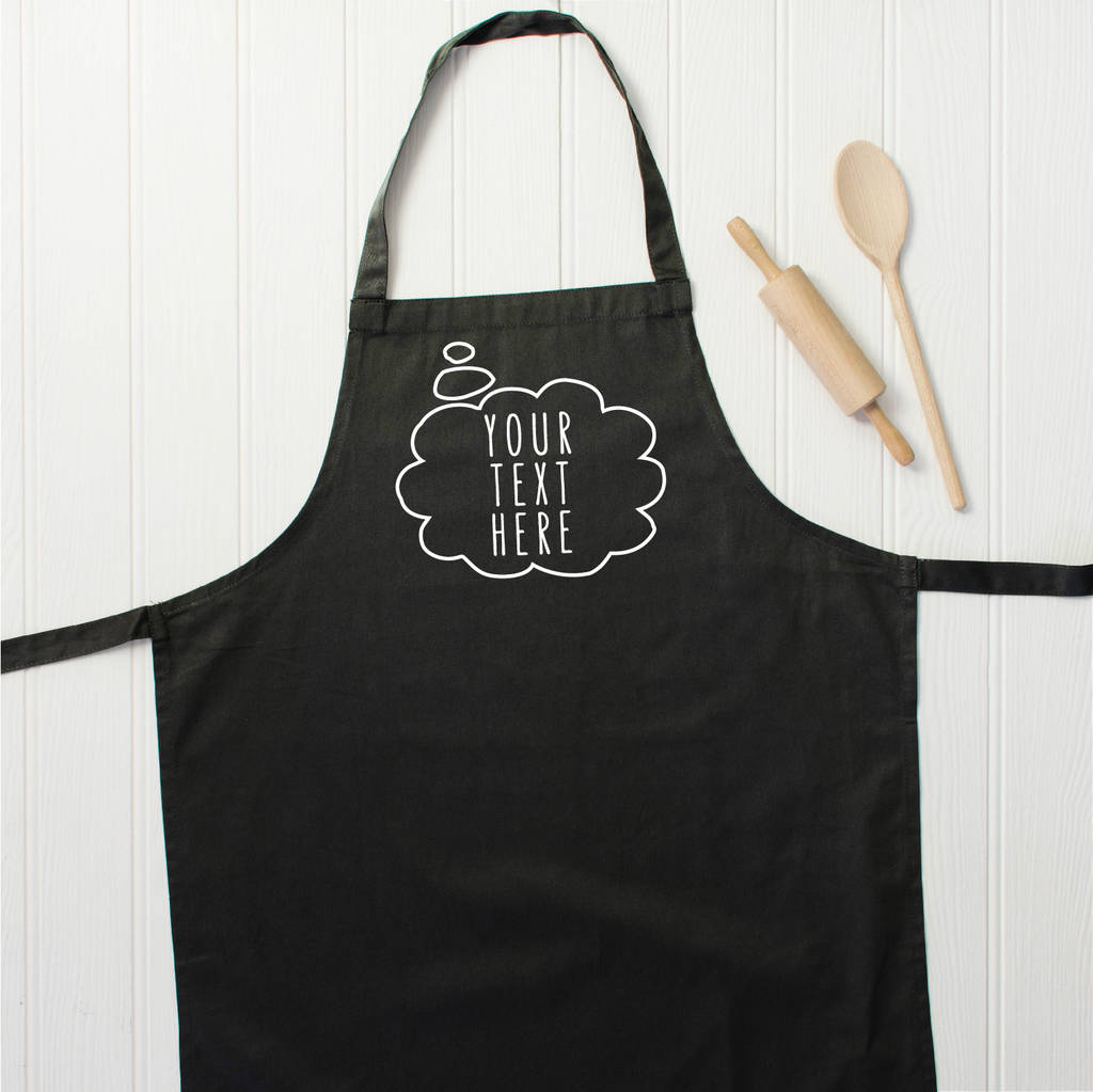 Personalised Thought Bubble Apron - Lovetree Design