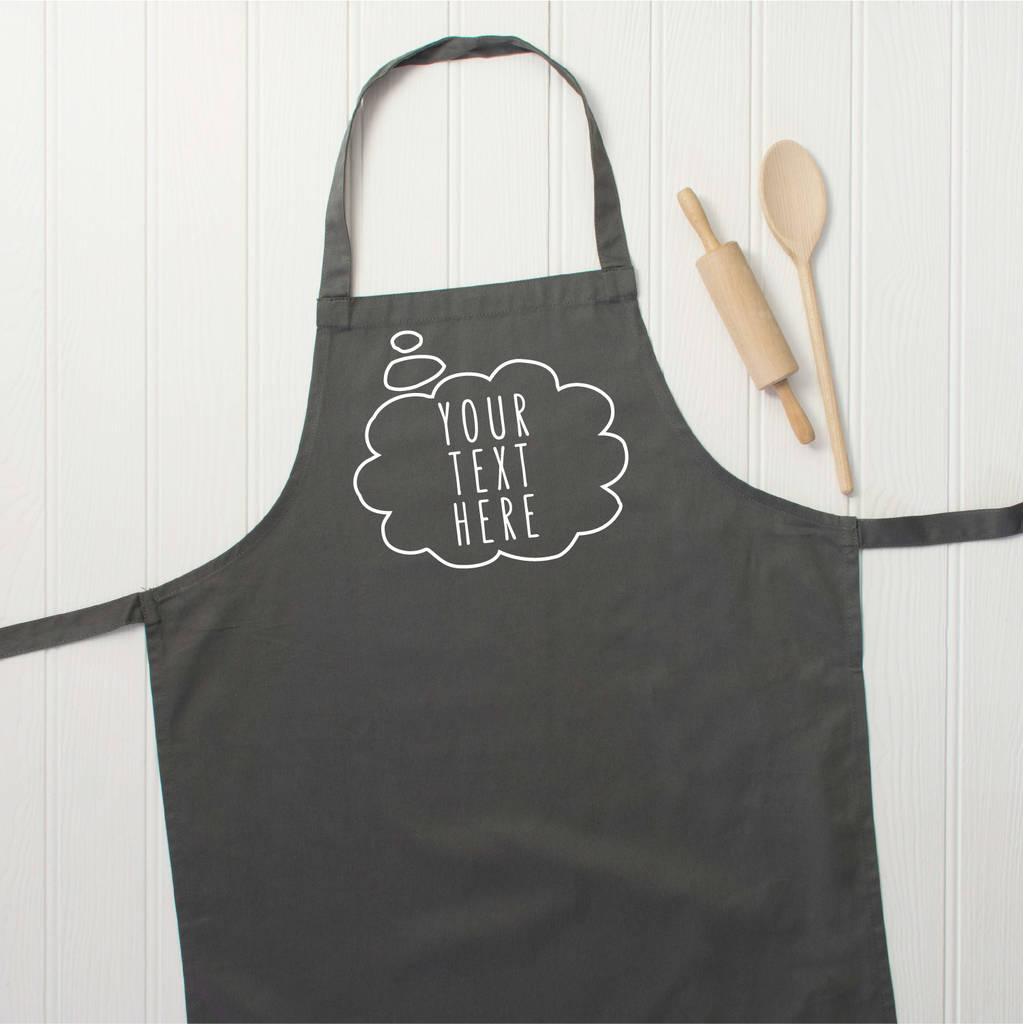 Personalised Thought Bubble Apron - Lovetree Design