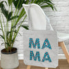 Pink And Blue Animal Print Mama Tote Bag - Lovetree Design