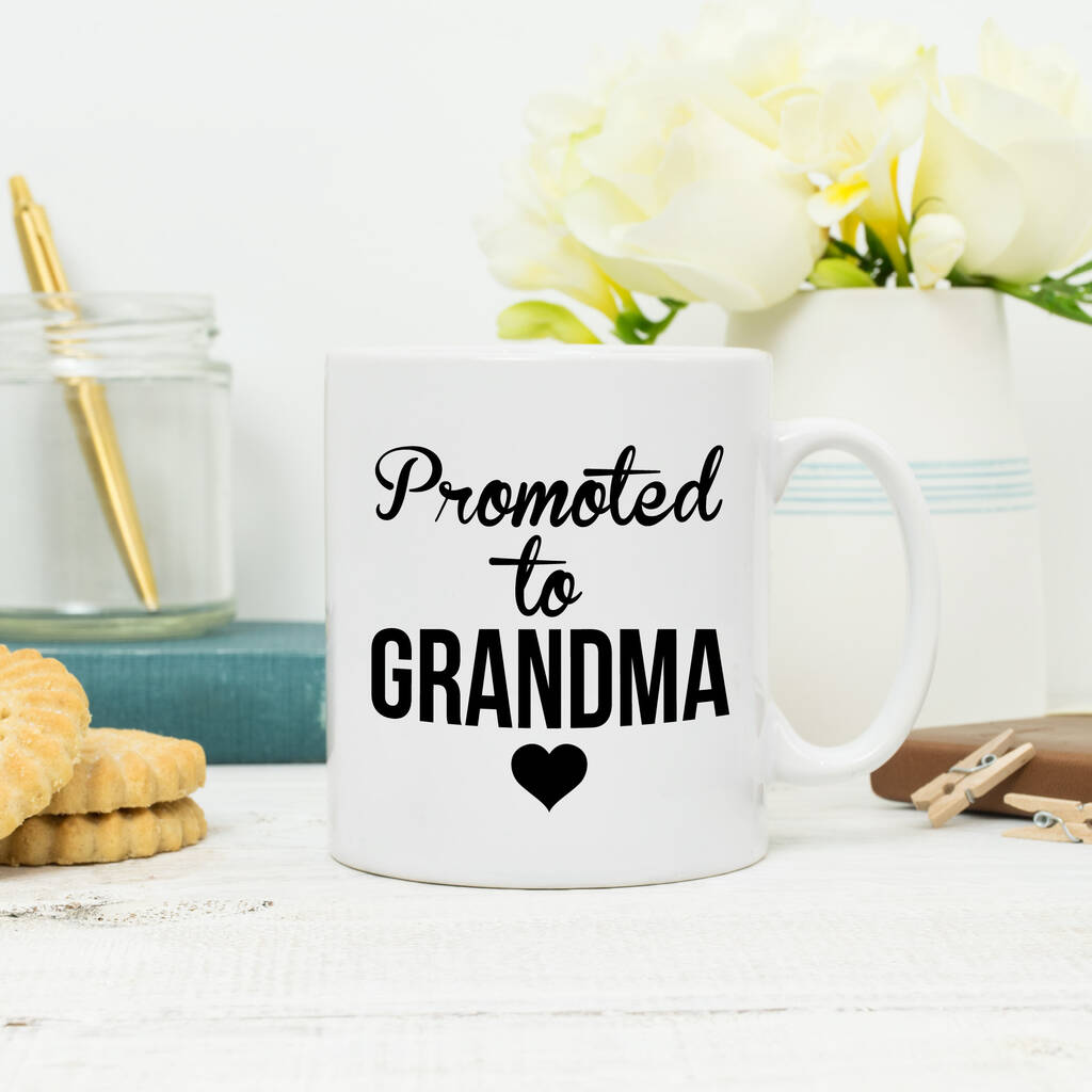 Promoted To… Personalised New Baby Announcement Mug - Lovetree Design