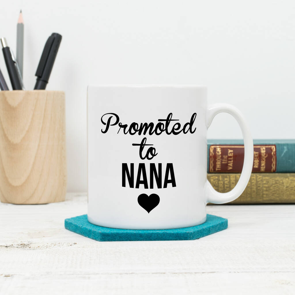 Promoted To… Personalised New Baby Announcement Mug - Lovetree Design