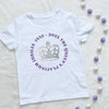 Queen's Platinum Jubilee Silver Crown Kids T Shirt - Lovetree Design