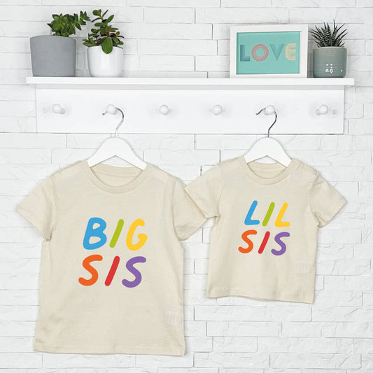 Rainbow Matching Sibling T Shirt Set - Lovetree Design