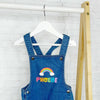 Rainbow Personalised Denim Dungaree For Girls - Lovetree Design