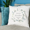 Reserved For Grandma Personalised Botanical Cushion - Lovetree Design