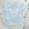 Shiny Personalised Butterfly T Shirt - Lovetree Design
