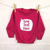 Speech Bubble Personalised Kids Sweatshirt - Lovetree Design