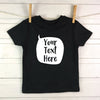 Speech Bubble Personalised Kids T Shirt - Lovetree Design