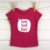 Speech Bubble Personalised Kids T Shirt - Lovetree Design
