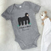 Strong And Brave Gorilla Personalised Jungle Babygrow - Lovetree Design