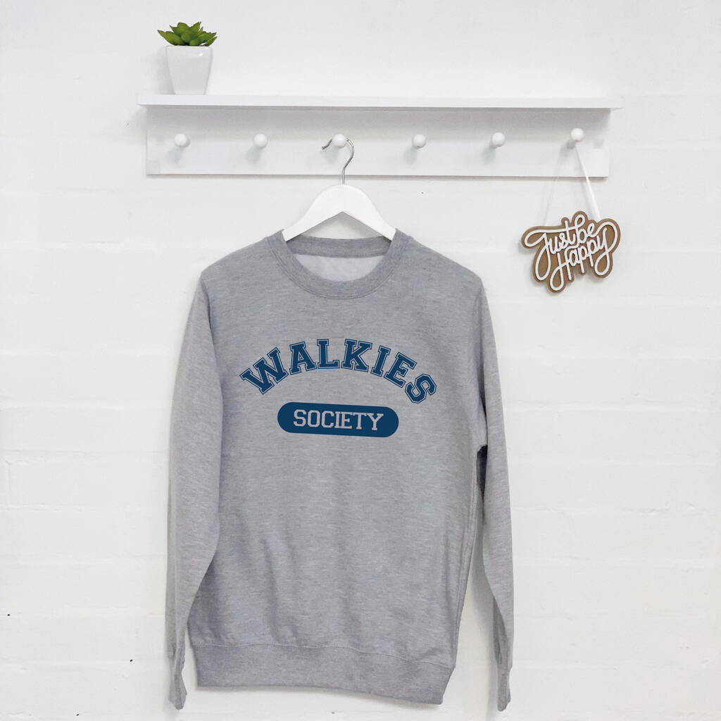 Walkies Society Dog Walking Sweatshirt